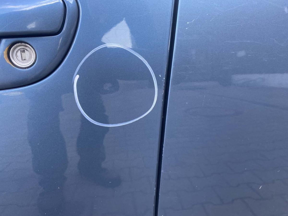 Subaru Legacy 4 original T&uuml;r vorn links 33A Atlantic Blue Kombi Rohbau Bj.2005